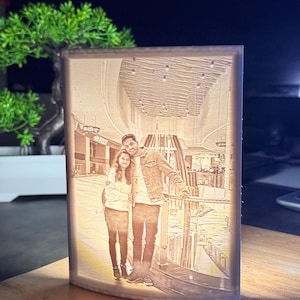 Personalized 3D-Printed Photo Frame- Lithophane 3D frame