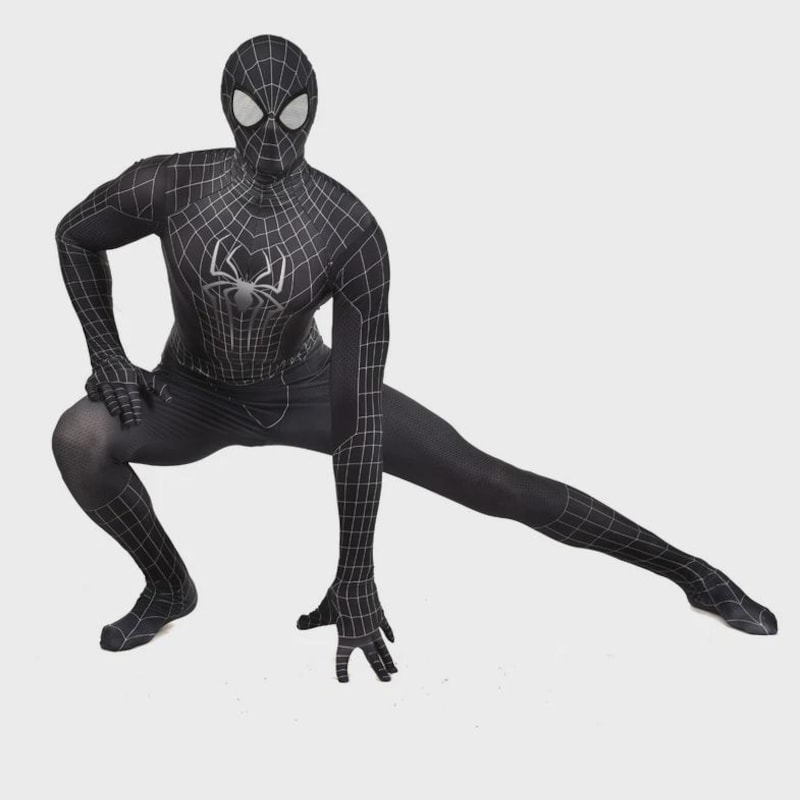 Black Spider Male Costume