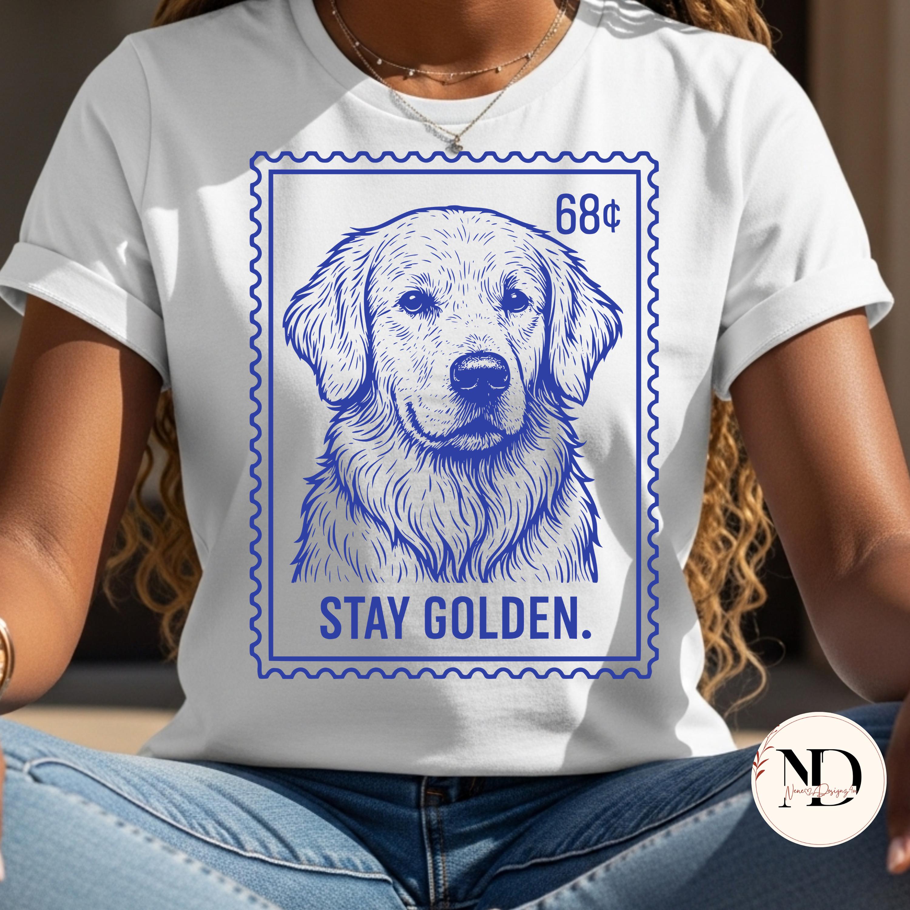 Retro Golden Retriever PNG: Vintage Dog Lover Sublimation Design ...