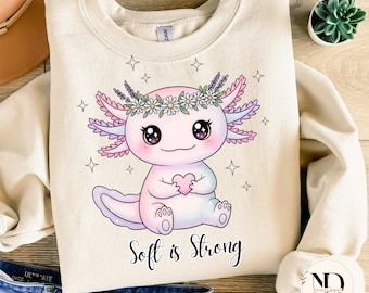 PNG Axolotl carino, Png Axolotl adorabile, Png Axolotl Kawaii, Png Amante Axolotl, Design camicia animale carino, Arte sublimazione Axolotl, Design PNG