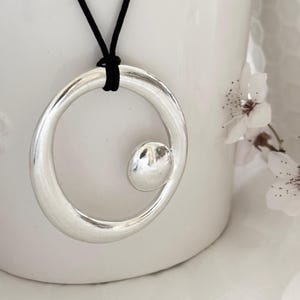Silver Pendant, Sterling Silver Pendant, 925 Silver Necklace, Square Silver Pendant, Gift for Her, Anniversary Gift, Birthday Gift