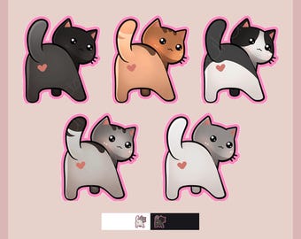 Animated Cat Dance / Twerk Emotes for Twitch / Discord ( GIF )
