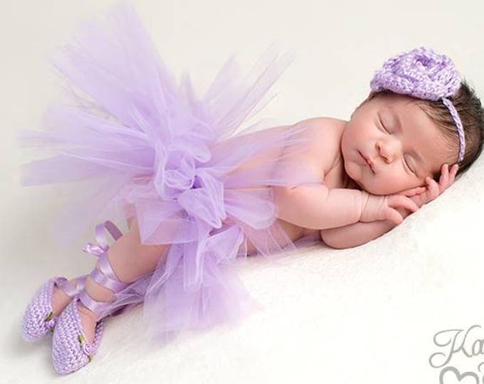 Newborn ballerina slippers and headband, baby, Baby ballerina ,  newborn prop, tutu not included, gift for baby shower, baby girl gift