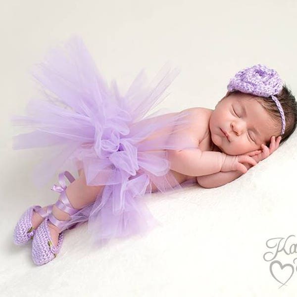 Newborn ballerina slippers and headband, baby, Baby ballerina ,  newborn prop, tutu not included, gift for baby shower, baby girl gift