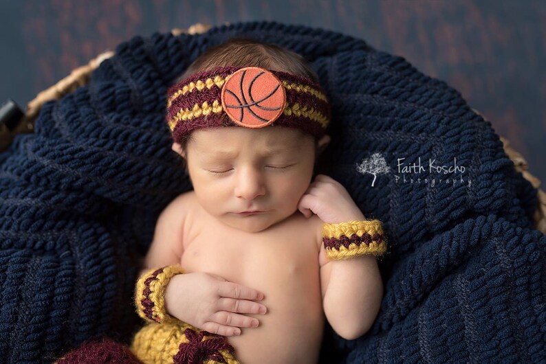 Newborn Basketball Player Photo Prop Baby Basketball Outfit Etsy