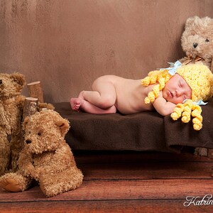 Golidlocks Hat- Newborn Fairytale Photo Prop