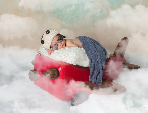 Pilot Hat, Aviator Hat, Baby Pilot Hat, Newborn Photo Prop