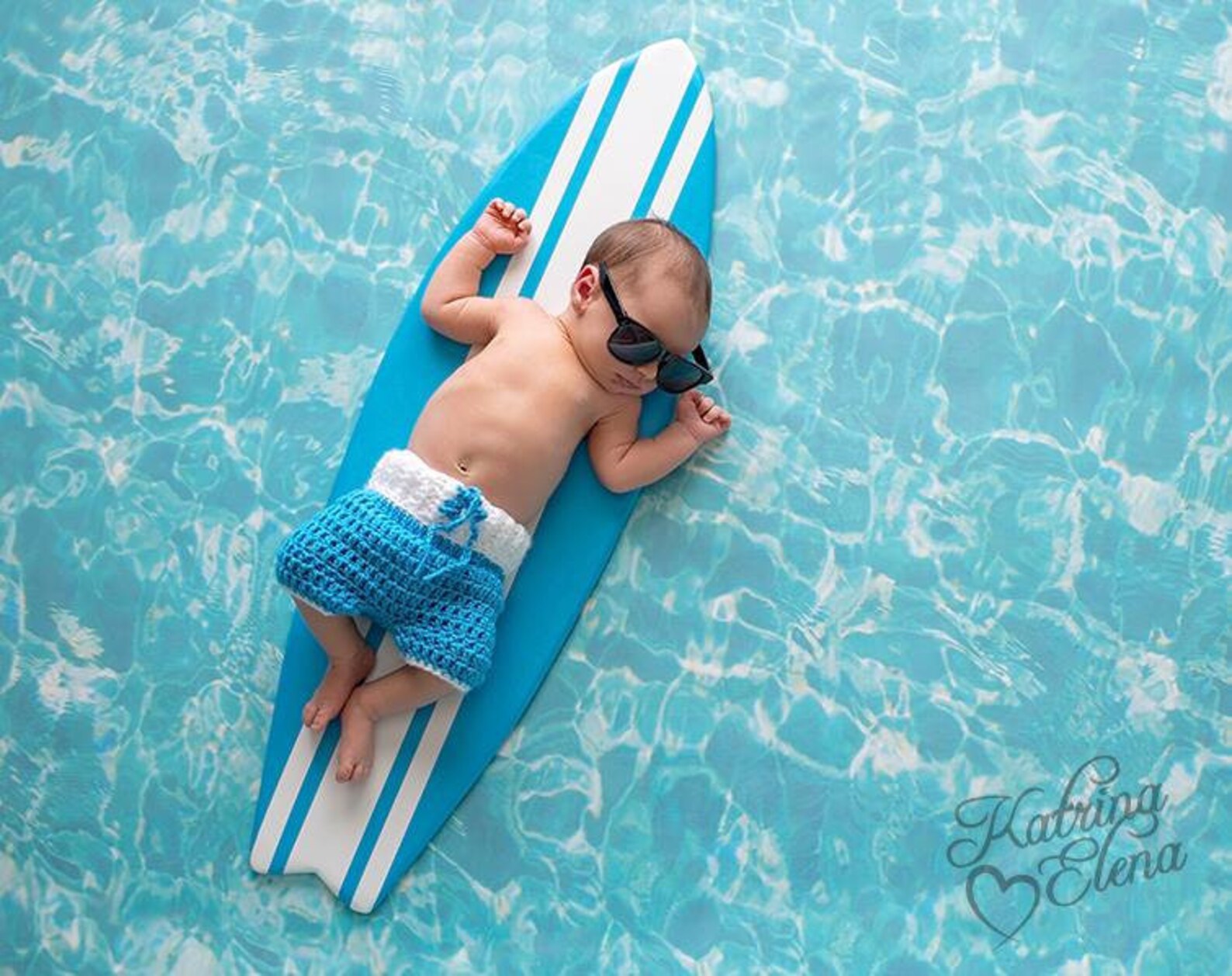 Newborn Surfer/ Baby Board Shorts/ Nautical Theme Nursery/ Etsy