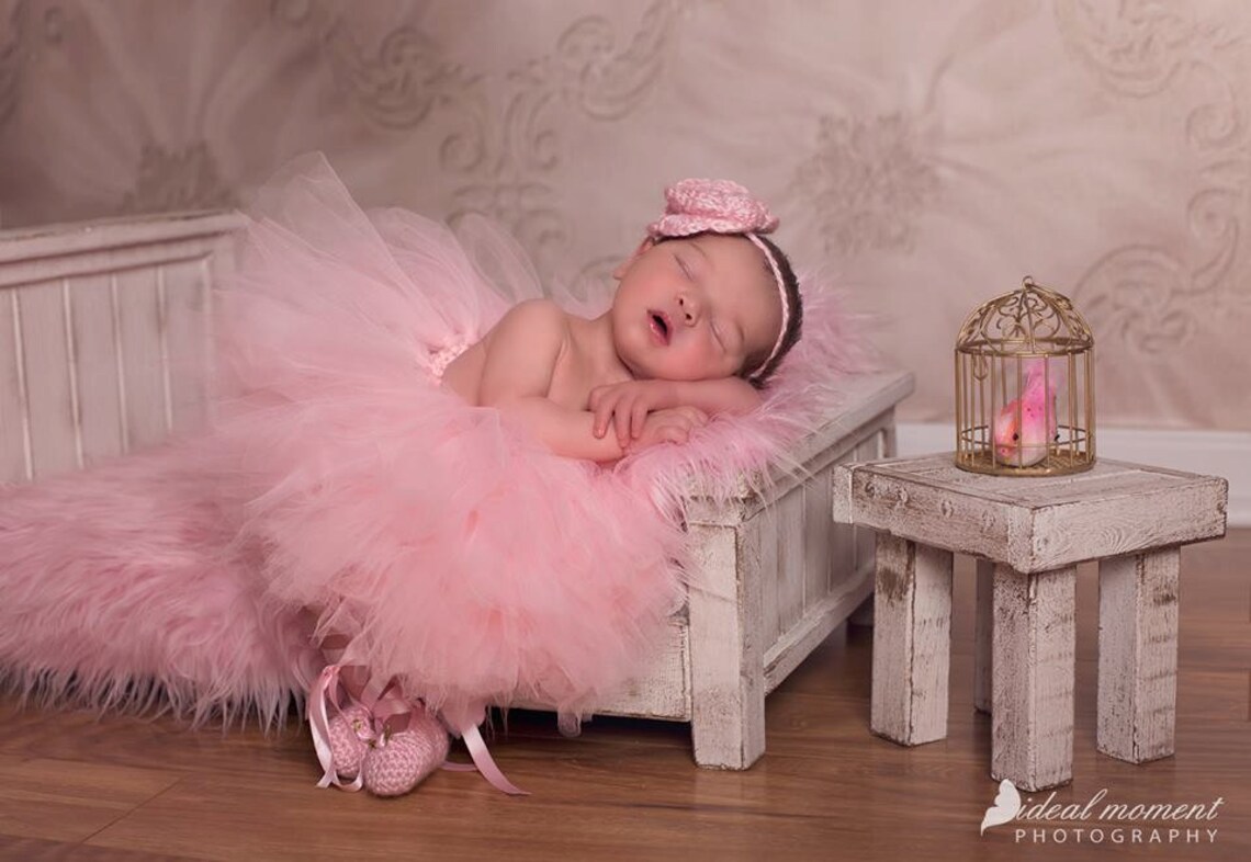 Baby Ballerina Prop Ballet Slippers Newborn Dancer Prop Etsy