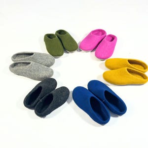 felt indoor slippers