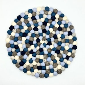 Round Felt Chair Pad In Multi Color| Woolen Cushioned Seat Pad For your Comfortable Sitting Experience| Hand Felted Seat Cushion
