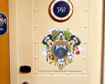 Personalized Disney Cruise Line 2026 Magnet, Custom Mickey and Friends Cruise Magnet, Disney Wish Dream Fantasy Disney Cruise Magnet UOUJ18
