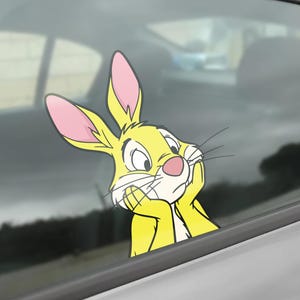 Winnie The Pooh Peekaboo Peeker Peeking Car Window Decal - Bumper Waterproof Vinyl Sticker - Disney Winnie The Pooh - Pack Stickers SLXG17