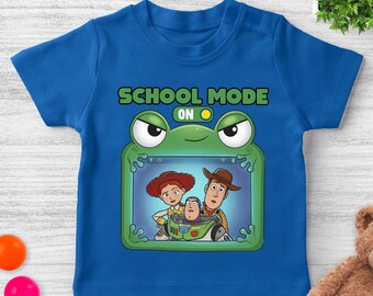 Toy Story Back To School Shirt, Preschool Kindergarten First Day Of School Tee, Buzz Woody Friends Teacher Student Shirt OIS107-TK