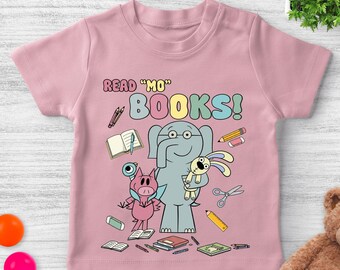 Read More Book Piggie Elephant Pigeons T-Shirt, It's a Good Day to Read a Book Shirt, Book Lover Shirt, Book's Day Shirt UOUC12