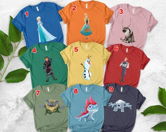 Disney Frozen Olaf Character Shirt, Disney Family Trip Shirts, Disney Olaf Shirt, Olaf shirt, Disney Movie Shirt, Gift Shirts UM3Y15
