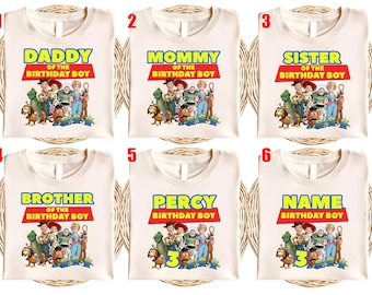 Toy Story Birthday Family Shirt, Custom Toy Story Shirt, Toy Story Birthday Girl Shirt, Toy Story Birthday Boy Shirt, Woody Shirt OHTQ06