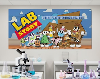 Lab Week 2026 Clinic banner, Medical Lab Tech Clinic Decor,Lab Week Banner Medical Assistant Barb,Group Team MLS MLT,Scientist UOUI14