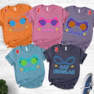 Super Kitties Costume Shirt, SuperKitties Pounce, Custom Super Kitties Halloween Shirt, Super Kittie Buddy Bitsy Ginny Sparks Shirt UL3O03