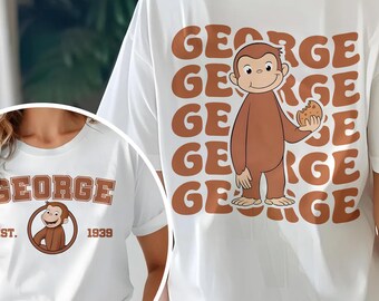 T-shirt Basique George Boys - Gris à Pois - Taille 6-7 Ans - Coton - Occasion Bon état