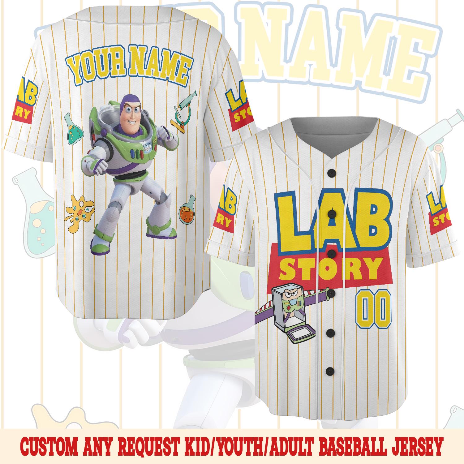 Discover Lab Week 2026 Toy Story Jersey, Funny Lab Tech Baseball Jersey, Medical Laboratory Appreciation Jersey