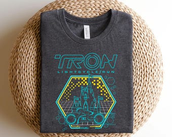Disney Tron Lightcycle Run Shirt, Tron Lightcycle Power Run, Magic Kingdom Tee, Disneyland Tee, Tomorrowland Family Trip SL4F10