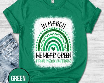 Kidney Disease Awareness Month Shirt/Kidney Disease Support/Kidney Transplant Shirt/Kidney Disease Ribbon Tees OGQY05