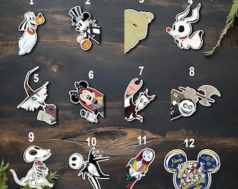 Personalized Mickey Minnie The Nightmare Before Christmas Disney Cruise Magnet, Jack Skellington Oogie Boogie Cruise Stateroom Door UOUJ17