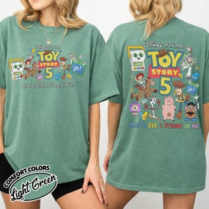 Retro Disney Toy Story 5 Shirt, Woody Buzz Lightyear Toy Story 5 Shirt, Lilypad Toy Story Shirt, Disney Movie Tee, Disney Shirt OIQ508-CF image 12