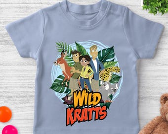 Wild Kratts Birthday Shirt, Let’s Get Wild Chris and Martin Shirt, Kids Party Animal Adventure Shirt, Custom Birthday Boy Gift AXLF04