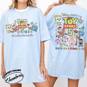 Retro Disney Toy Story 5 Shirt, Woody Buzz Lightyear Toy Story 5 Shirt, Lilypad Toy Story Shirt, Disney Movie Tee, Disney Shirt OIQ508-CF image 11
