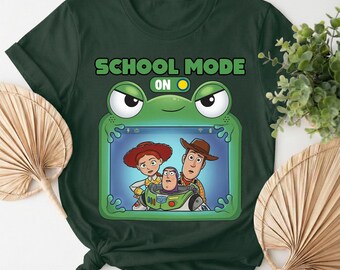 Toy Story Back To School Shirt, Preschool Kindergarten First Day Of School Tee, Buzz Woody Friends Teacher Student Shirt OIS107-m