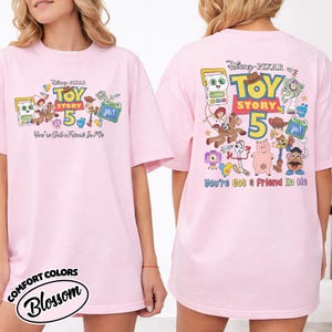 Retro Disney Toy Story 5 Shirt, Woody Buzz Lightyear Toy Story 5 Shirt, Lilypad Toy Story Shirt, Disney Movie Tee, Disney Shirt OIQ508-CF image 10