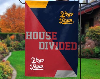 Custom House Divided House Flag/Custom Flag/House Divided Flag/Flag/Country Flag/School Flag/Sport Team Flag OHSV08