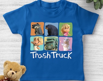 Trash Truck Matching Birthday Shirt/Personalized Trash Truck Birthday Shirt/Trash Truck Family Shirt/Birthday Boy Girl Shirt OGRE05