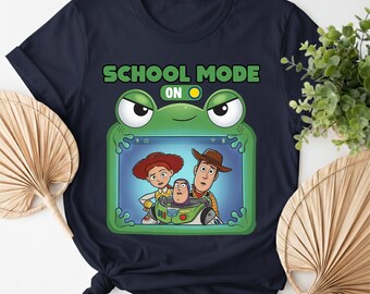 Toy Story Back To School Shirt, Preschool Kindergarten First Day Of School Tee, Buzz Woody Friends Teacher Student Shirt OIS107-m
