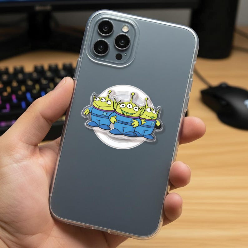 Toy Story Aliens Popsocket, Pixar Toy Story Green Aliens Phone Grip ...