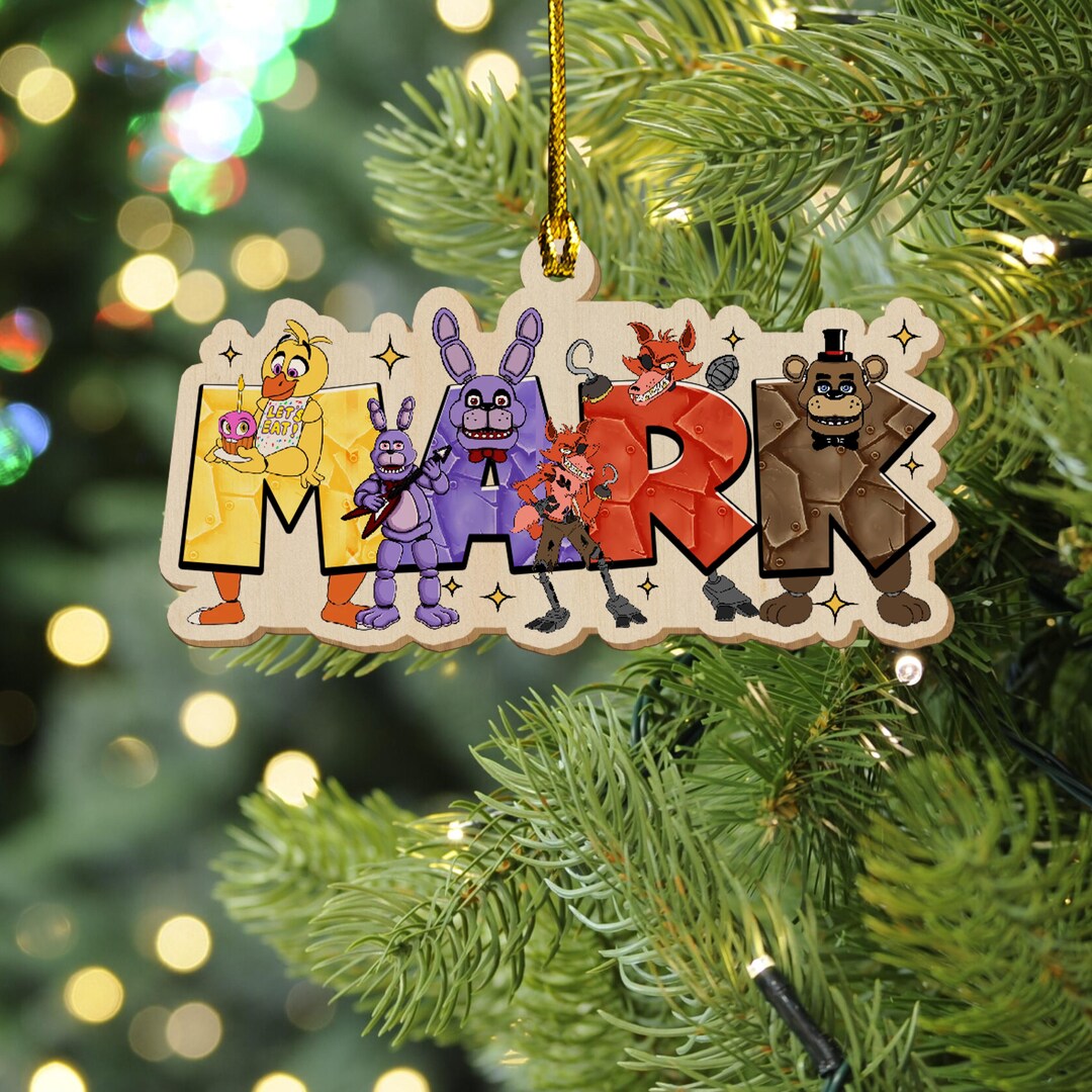 Custom Name Five Nights at Freddys Ornament/5 Nights at Freddy's ...