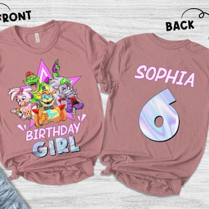 Five Nights at Freddy&#39;s Birthday Shirt/Five Nights at Freddy Birthday Family Shirt/Fnaf Birthday Family Shirt/Birthday Family Shirt OHQY13
