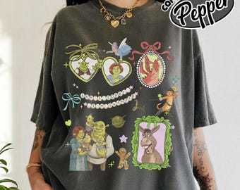 Comfort Colors Funny Shrek Meme Shirt,Can't Today I'm Swamped shirt,Shrek And Fiona Cartoon Retro Pop Culture Humor,Movie Fan Gift UOUP05-CF