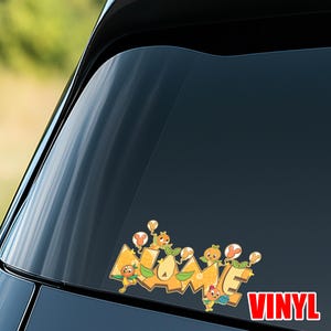 Orange Bird Peeker Sticker – Disney Orange Bird Peeking Vinyl Decal – Waterproof Citrus Car & Laptop Sticker Epcot OHVD20