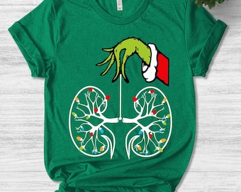 Christmas Nurse Gift Shirt, Christmas Dialysis Shirt, Christmas Lights Nurse Squad, Kidney RN Shirt, Holiday Registered Nurse Shirt SJ3C14