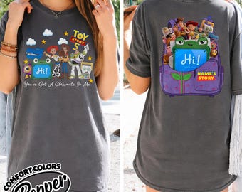 Toy Story Back To School Shirt, Preschool Kindergarten First Day Of School Tee, Buzz Woody Friends Teacher Student Shirt OIS105-CF