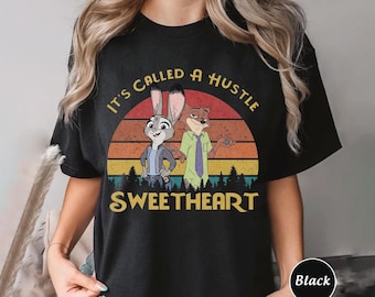 It's Called A Hustle Vintage T-Shirt, Zootopia Shirt, Judy Hopps Shirt, Nick Wilde Shirt, Gift Tee For You And Your Family OIPI09