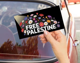 Free Palestine Sticker – Watermelon, Gaza Solidarity Sticker, Fundraiser Decal, Activist Art, free Palestine UN23BS12