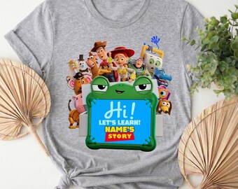 Toy Story Back To School Shirt, Preschool Kindergarten First Day Of School Tee, Buzz Woody Friends Teacher Student Shirt OIS106-m
