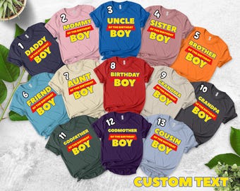 Toy Story Birthday Family Shirt, Custom Toy Story Shirt, Toy Story Birthday Girl Shirt, Toy Story Birthday Boy Shirt, Woody Shirt UNVQ01