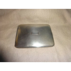 Vtg Antique R. BLACKINTON & CO Sterling Silver Hand Engraved Cigarette Case