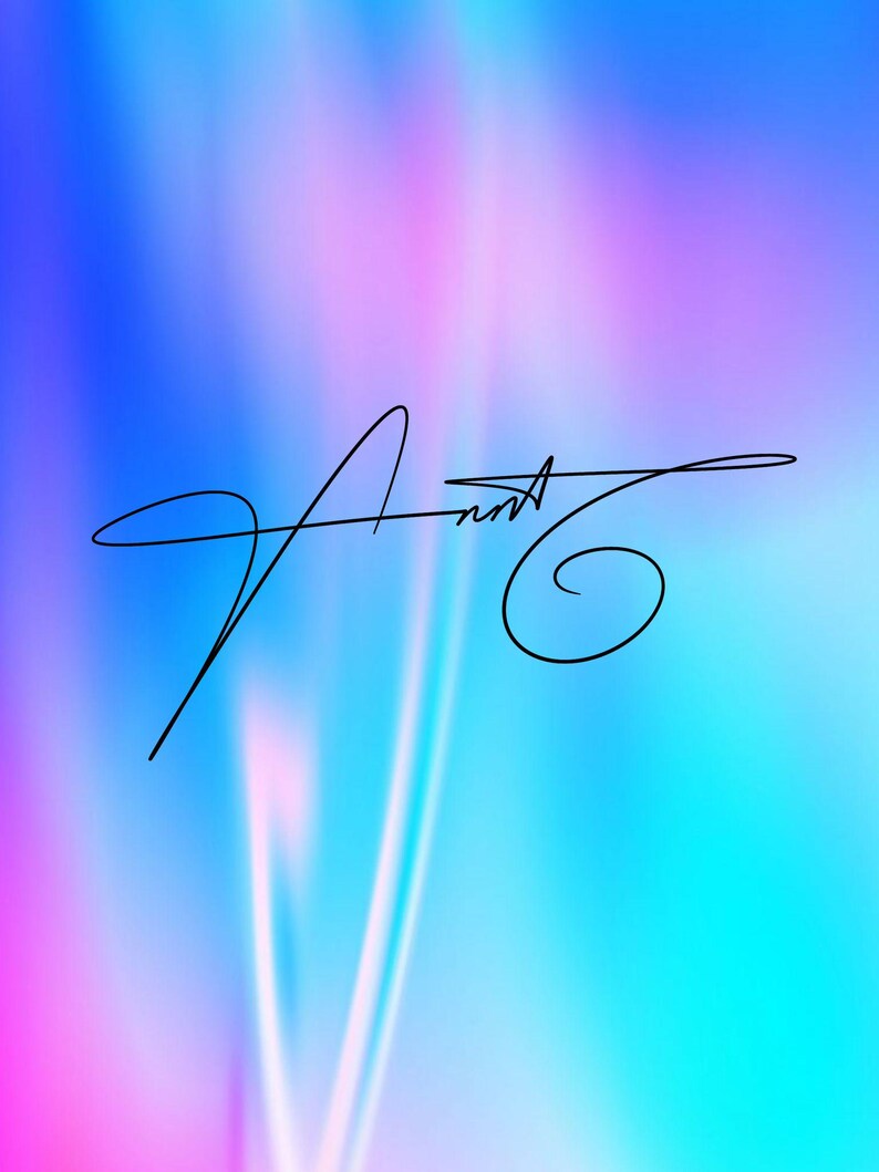 Custom Handwritten Signature Logo - Elegant Personalized Ink Signature ...