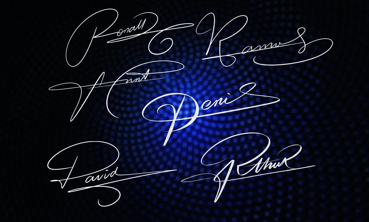 Handwritten Signature Design: A Unique Digital Autograph for Your Brand ...